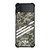 ADIDAS ORIGINALS STRIPES GREY CAMO Samsung Galaxy Z Flip 3 Case Cover