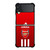 ARSENAL FC ADIDAS STRIPES Samsung Galaxy Z Flip 3 Case Cover ARSENAL FC ADIDAS STRIPES Samsung Galaxy Z Flip 3 Case Cover
