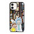 RICK AND MORTY TIMES SQUARE ART iPhone 12 Case Cover