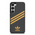 ADIDAS ORIGINALS STRIPES BLACK ORANGE Samsung Galaxy S22 Ultra Case Cover