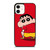 SHIN CHAN RED MINIMALIST iPhone 12 Case Cover