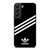 ADIDAS ORIGINALS STRIPES BLACK WHITE Samsung Galaxy S22 Plus Case Cover