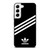 ADIDAS ORIGINALS STRIPES BLACK WHITE Samsung Galaxy S22 Case Cover