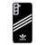 ADIDAS ORIGINALS STRIPES BLACK WHITE Samsung Galaxy S21 FE Case Cover