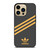 ADIDAS ORIGINALS STRIPES BLACK ORANGE iPhone 14 Pro Max Case Cover