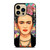 FRIDA KAHLO FACE COLORFUL ART iPhone 14 Pro Max Case Cover