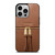 MICHAEL KORS MK LOGO BACKPACK BAG BROWN iPhone 14 Pro Case Cover
