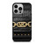 MICHAEL KORS MK LOGO BLACK LEATHER HAND BAG iPhone 14 Pro Case Cover