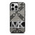 MICHAEL KORS MK LOGO EMBLEM HAND BAG PATTERN iPhone 14 Pro Case Cover