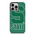 MICHIGAN STATE SPARTANS LOGO FOOTBALL EMBLEM iPhone 14 Pro Case Cover