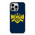 MICHIGAN WOLVERINES LOGO COLLEGE FOOTBALL TEAM iPhone 14 Pro Case Cover