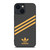 ADIDAS ORIGINALS STRIPES BLACK ORANGE iPhone 14 Plus Case Cover