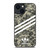 ADIDAS ORIGINALS STRIPES GREY CAMO iPhone 14 Plus Case Cover
