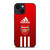 ARSENAL FC ADIDAS STRIPES iPhone 14 Plus Case Cover
