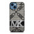 MICHAEL KORS MK LOGO EMBLEM HAND BAG PATTERN iPhone 14 Case Cover