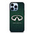 INFINITI CAR LOGO GREEN PATTERN iPhone 13 Pro Max Case Cover