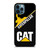 CAT CATERPILLAR LOGO CARBON iPhone 12 Pro Max Case Cover