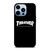 THRASHER SKATEBOARD MAGAZINE BLACK iPhone 13 Pro Max Case Cover