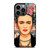 FRIDA KAHLO FACE COLORFUL ART iPhone 13 Pro Case Cover