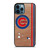 CHICAGO CUBS UBS MLB WOODEN LOGO iPhone 12 Pro Max Case Cover