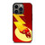 THE FLASH LOGO ART CARTOON iPhone 13 Pro Case Cover