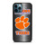 CLEMSON TIGERS METAL LOGO iPhone 12 Pro Max Case Cover