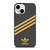 ADIDAS ORIGINALS STRIPES BLACK ORANGE iPhone 13 Mini Case Cover