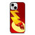 THE FLASH LOGO ART CARTOON iPhone 13 Mini Case Cover THE FLASH LOGO ART CARTOON iPhone 13 Mini Case Cover