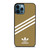 ADIDAS ORIGINALS STRIPES BEIGE iPhone 12 Pro Max Case Cover