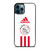 AJAX AMSTERDAM FC ADIDAS STRIPES iPhone 12 Pro Max Case Cover