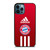 BAYERN MUNCHEN FC ADIDAS STRIPES iPhone 12 Pro Max Case Cover