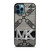 MICHAEL KORS MK LOGO EMBLEM HAND BAG PATTERN iPhone 12 Pro Max Case Cover