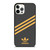 ADIDAS ORIGINALS STRIPES BLACK ORANGE iPhone 12 Pro Case Cover