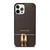 MICHAEL KORS MK LOGO BACKPACK BROWN BAG iPhone 12 Pro Case Cover