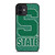 MICHIGAN STATE SPARTANS LOGO FOOTBALL EMBLEM iPhone 12 Mini Case Cover