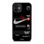 NIKE SHOES X OFF WHITE BLACK 85 iPhone 12 Mini Case Cover