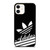 ADIDAS LOGO BLACK RETRO iPhone 12 Case Cover