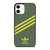 ADIDAS ORIGINALS STRIPES GREEN YELLOW iPhone 12 Case Cover