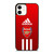 ARSENAL FC ADIDAS STRIPES iPhone 12 Case Cover