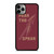 FLORIDA STATES UNIVERSITY FSU SEMINOLES LOGO FEAR THE SPEAR iPhone 11 Pro Max Case Cover