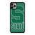 MICHIGAN STATE SPARTANS LOGO FOOTBALL EMBLEM iPhone 11 Pro Max Case Cover