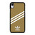 ADIDAS ORIGINALS STRIPES BEIGE iPhone XR Case Cover ADIDAS ORIGINALS STRIPES BEIGE iPhone XR Case Cover