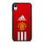 MANCHESTER UNITED FC ADIDAS STRIPES iPhone XR Case Cover
