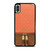 MICHAEL KORS MK LOGO BACKPACK ORANGE BAG iPhone X / XS Case Cover