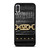 MICHAEL KORS MK LOGO BLACK LEATHER HAND BAG iPhone X / XS Case Cover