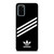 ADIDAS ORIGINALS STRIPES BLACK WHITE Samsung Galaxy S20 Plus Case Cover