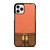 MICHAEL KORS MK LOGO BACKPACK ORANGE BAG iPhone 11 Pro Case Cover
