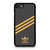 ADIDAS ORIGINALS STRIPES BLACK ORANGE iPhone SE 2020 Case Cover