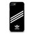 ADIDAS ORIGINALS STRIPES BLACK WHITE iPhone SE 2020 Case Cover