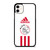 AJAX AMSTERDAM FC ADIDAS STRIPES iPhone 11 Case Cover AJAX AMSTERDAM FC ADIDAS STRIPES iPhone 11 Case Cover